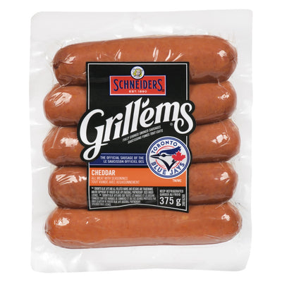 Schneider's Grill'ems Cheddar Sausages, 375 g