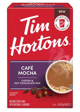Tim Hortons Café Mocha Packets, 8 x 28 g