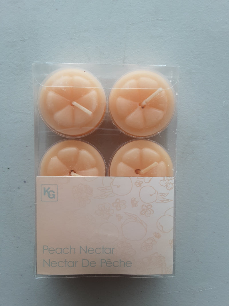 PEACH NECTAR T-LITES, 6PK
