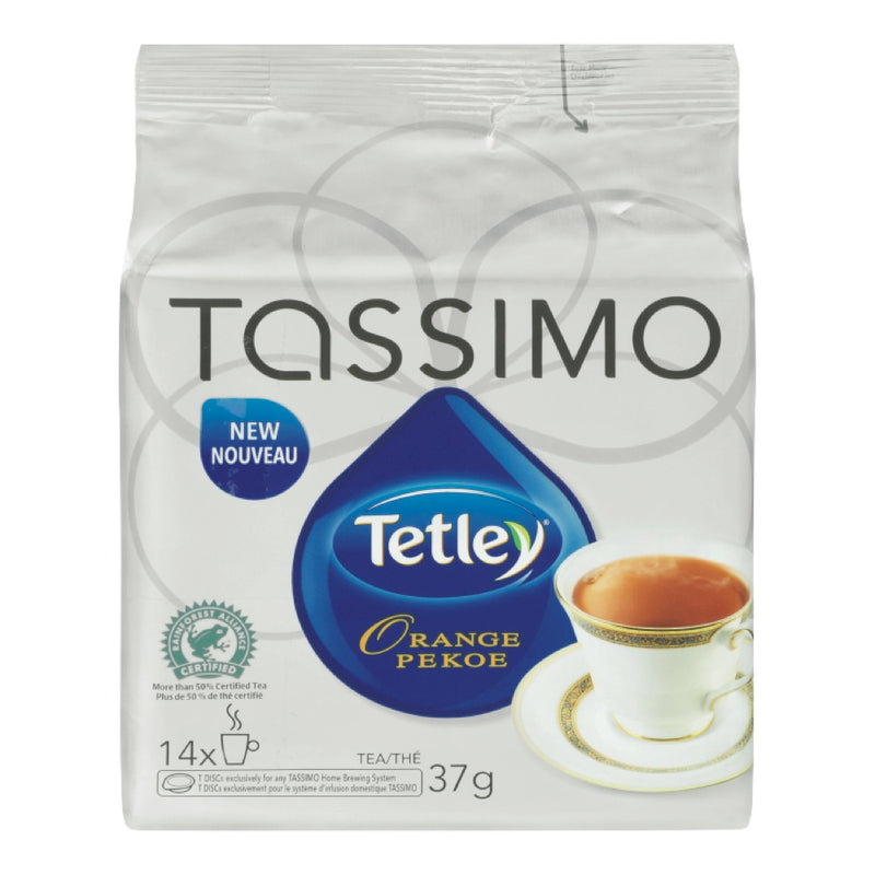 Tassimo Tetley Orange Pekoe, 14 count, 37 g