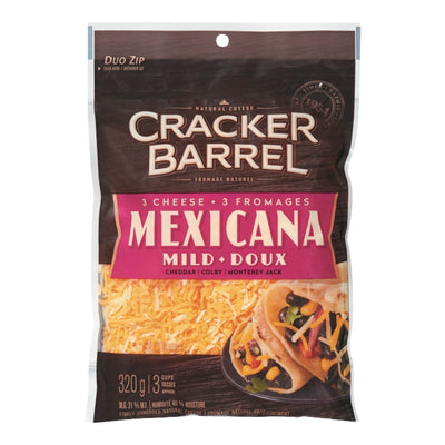Cracker Barrel 3 Cheese Mexicana Mild, 320 g