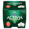 Activia Strawberry/Vanilla Probiotic Yogurt, 8 x 100 g