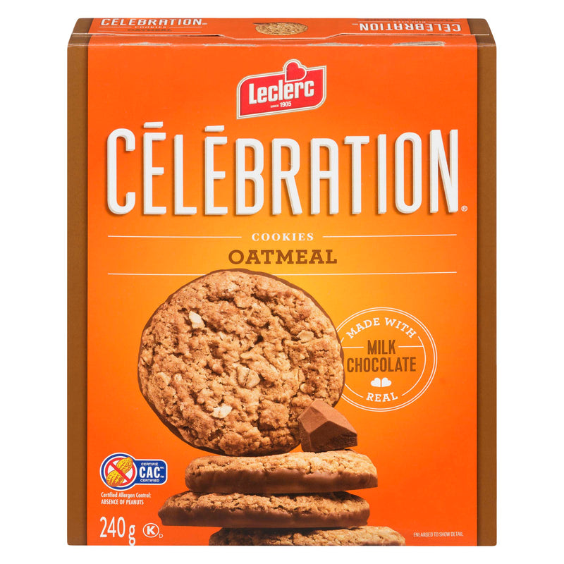 Leclerc Celebration Oatmeal Cookies, 240 g