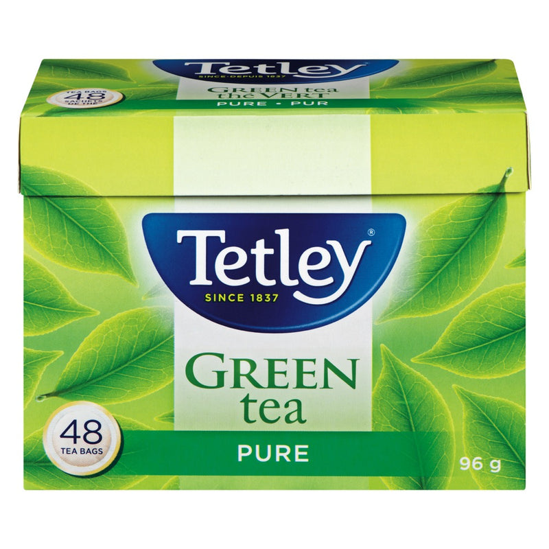 Tetley Green Tea Pure Tea, 96g  (48ct)