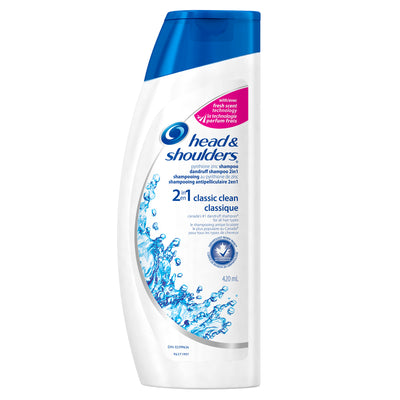 Head & Shoulders 2 In 1 Classic Clean Anti-Dandruff Shampoo, 420 mL