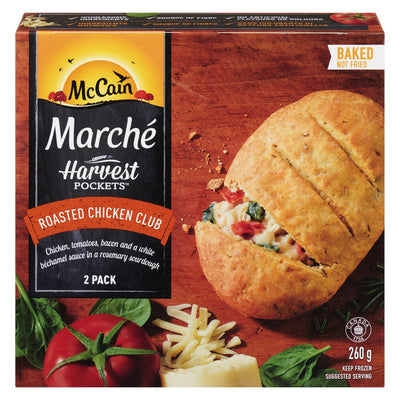 McCain Roasted Chicken Club Harvest Pockets, 260 g