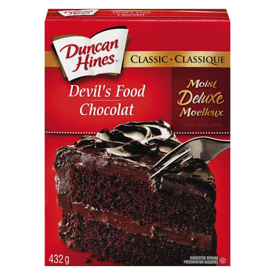 Duncan Hines Devil's Food Chocolate Cake Mix, 432 g