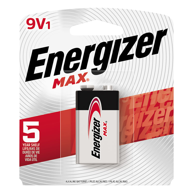Energizer Max 9V Battery, 1 PK