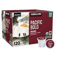 Kirkland Signature Pacific Bold Coffee Pods, 120 ct