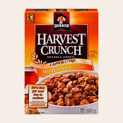 Harvest Crunch Honey Nut Flavour Granola Cereal, 400 g