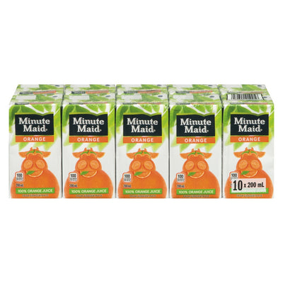 Minute Maid Orange Juice, 10 count, 200 mL