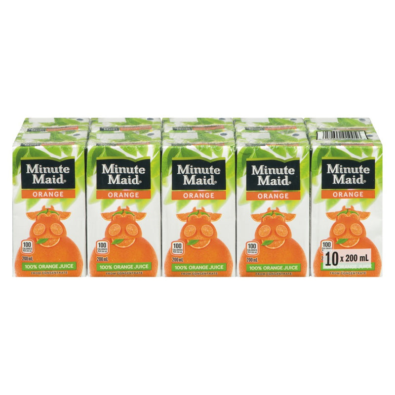 Minute Maid Orange Juice, 10 count, 200 mL
