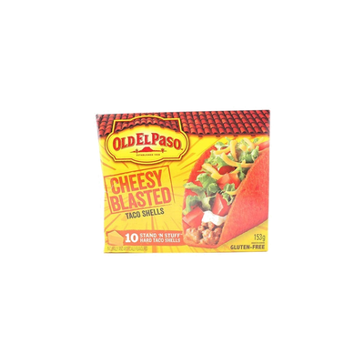 Old El Paso Cheesy Blasted Hard Taco Shells, 153 g