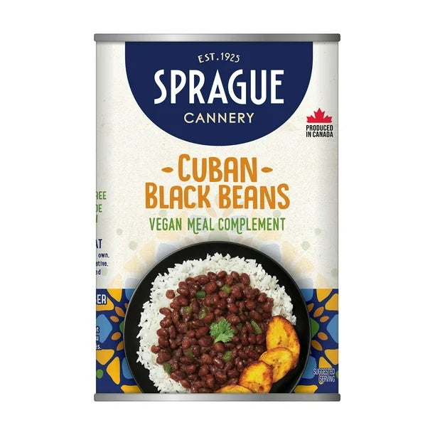 Sprague Cuban Black Beans, 398mL