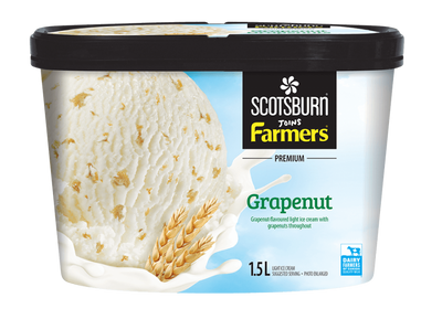 Scotsburn Premium Grapenut Ice Cream, 1.5 L