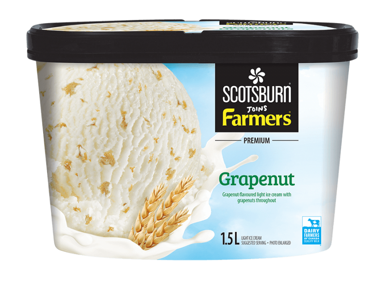 Scotsburn Premium Grapenut Ice Cream, 1.5 L