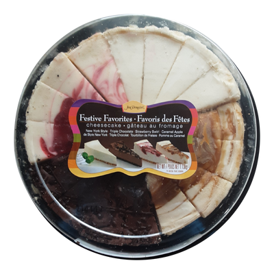Jon Donaire Festive Favorites Cheesecake Platter, 1.13 kg
