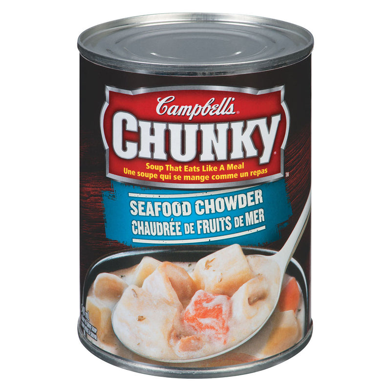 Campbells Chunky Seafood Chowder Soup, 540 mL