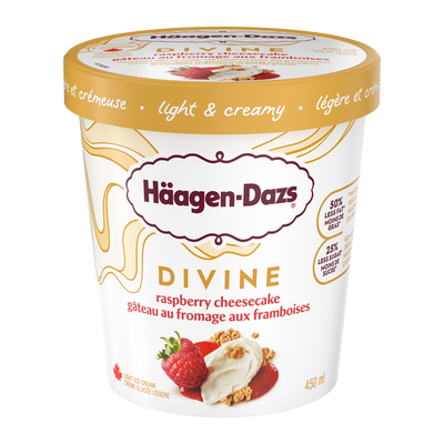 Haagen-Dazs Divine Raspberry Cheesecake Light Ice Cream, 450 mL