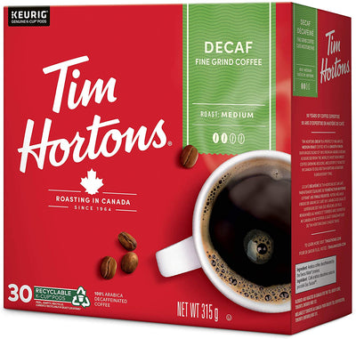 TIM HORTON'S K-CUP DECAF, 30ct