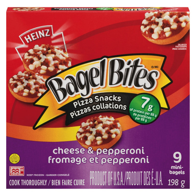 Bagel Bites Cheese & Pepperoni Pizza Snacks, 198 g