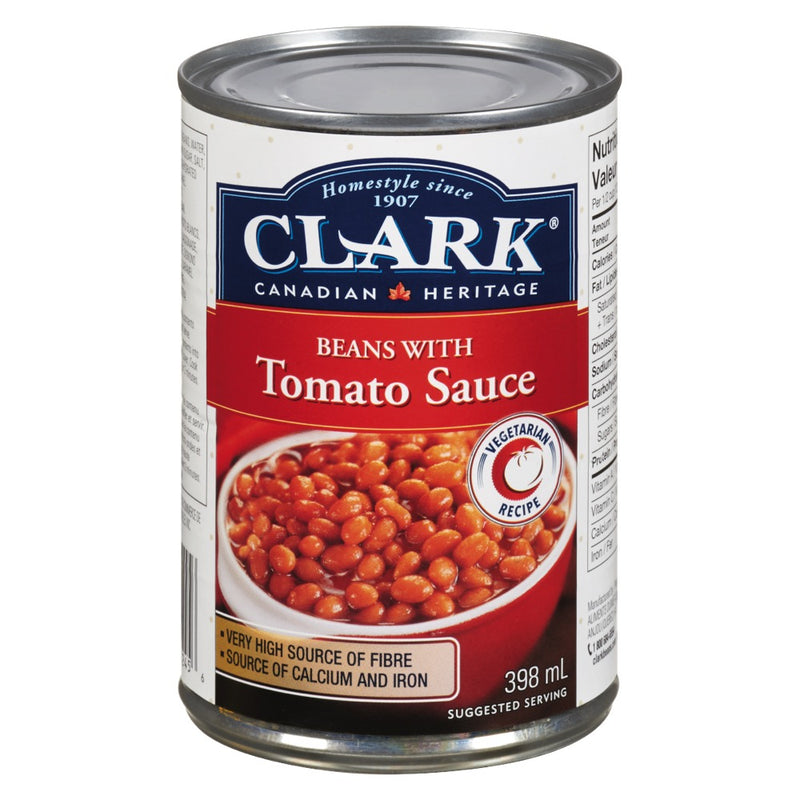 Clark Beans With Tomato Sauce, 398 mL