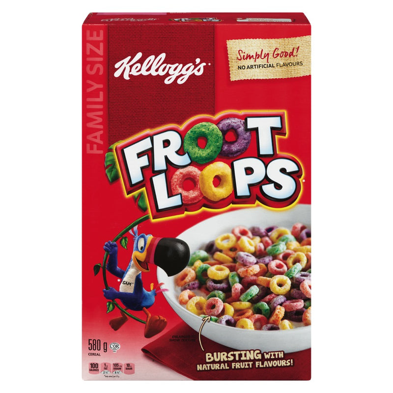 Froot Loops Family Size Cereal, 480 g