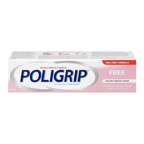 Poligrip Denture Adhesive Cream Original, 40 g