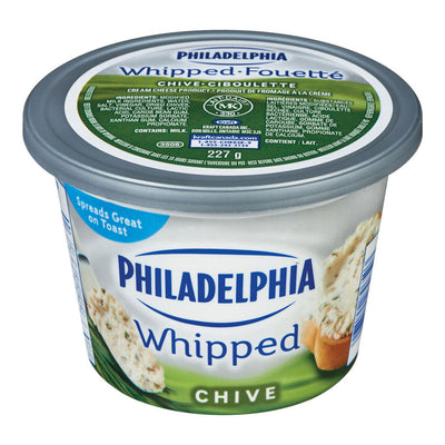 Philadelphia Whipped Chive Cream Cheese, 227 g