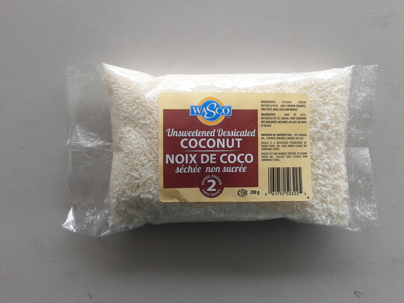 Wasco Unsweetened Coconut, 200 g