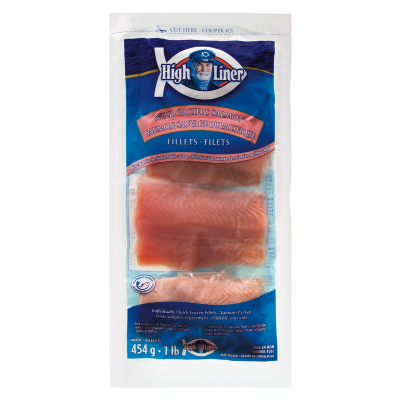 High Liner Wild Pacific Salmon Fillets, 454 g