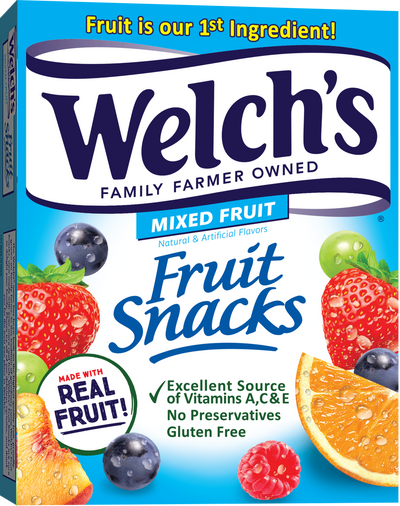 Welch's Mixed Fruit Fruit Snacks, 616 g  (28 x 22g)