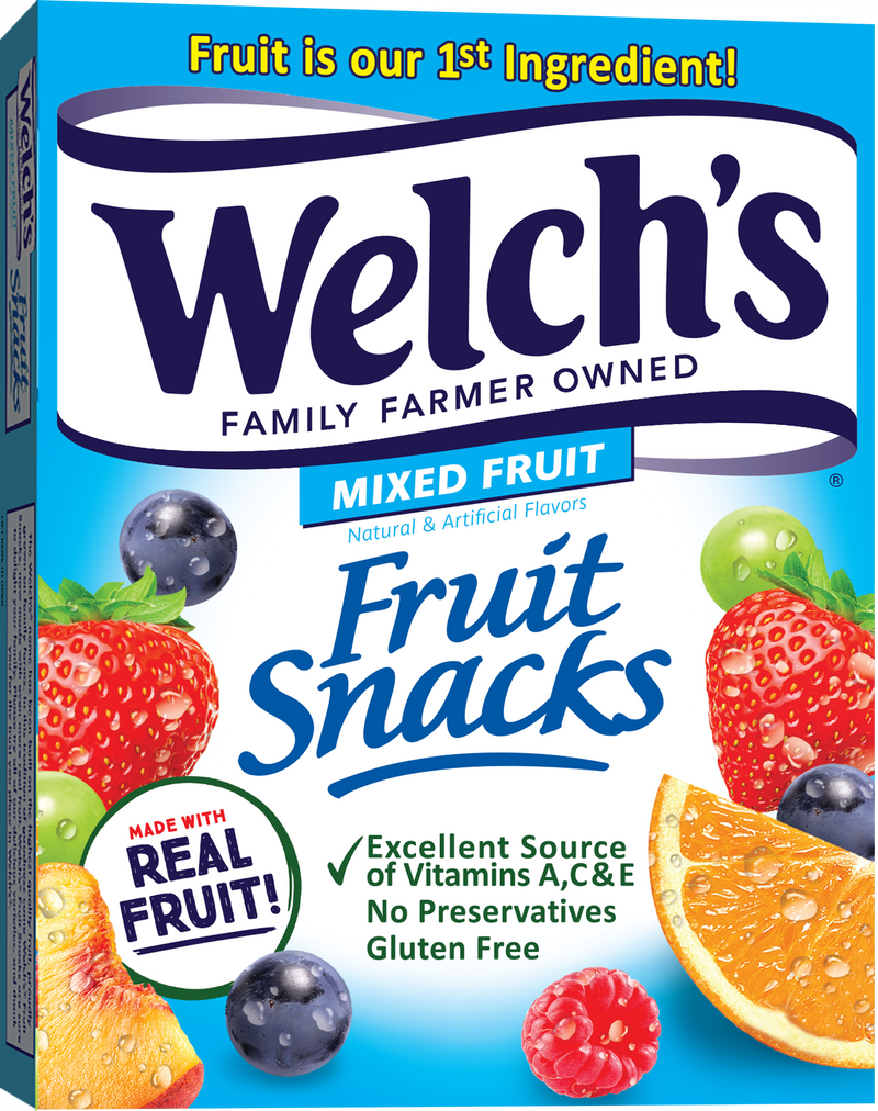 Welch's Mixed Fruit Fruit Snacks, 616 g  (28 x 22g)