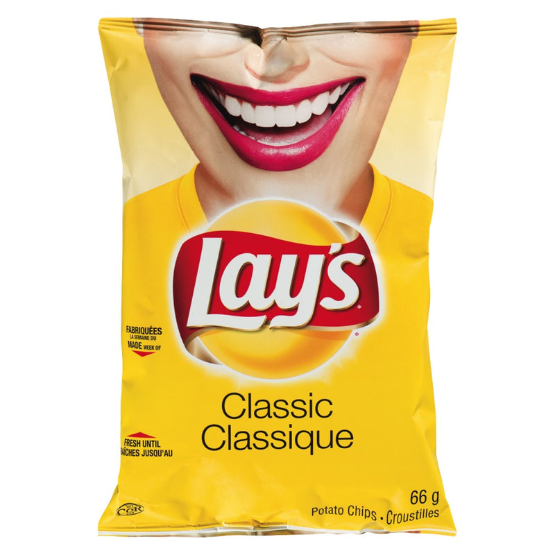 Lay's Classic Potato Chips, 66 g