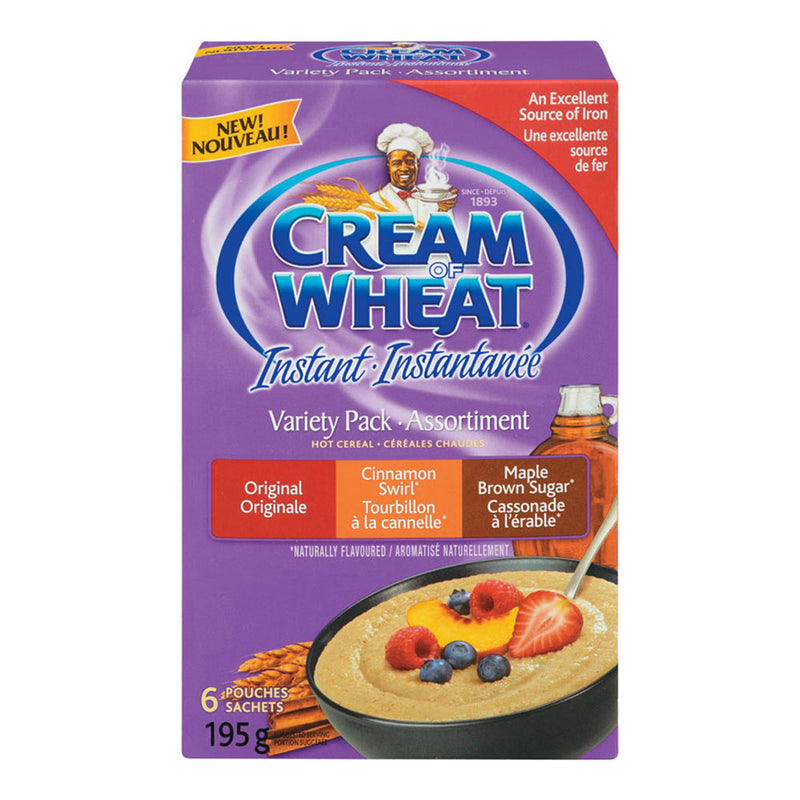 Cream Of Wheat Instant Variety Pack, 6 ct, 195 g