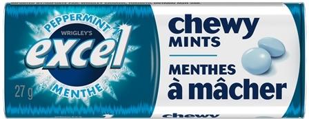 Excel Peppermint Chewy Mints, 27 g