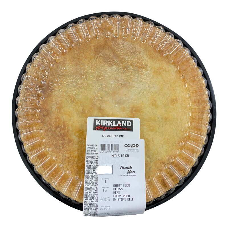 Kirkland Signature Chicken Pot Pie