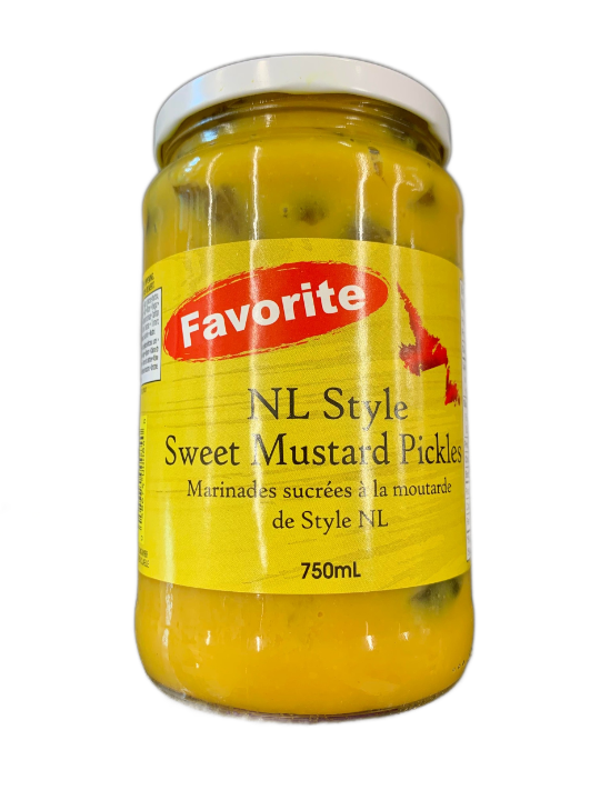 Favorite Sweet Mustard Pickles, 750 mL