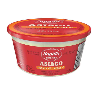 Saputo Asiago Petals, 125 g