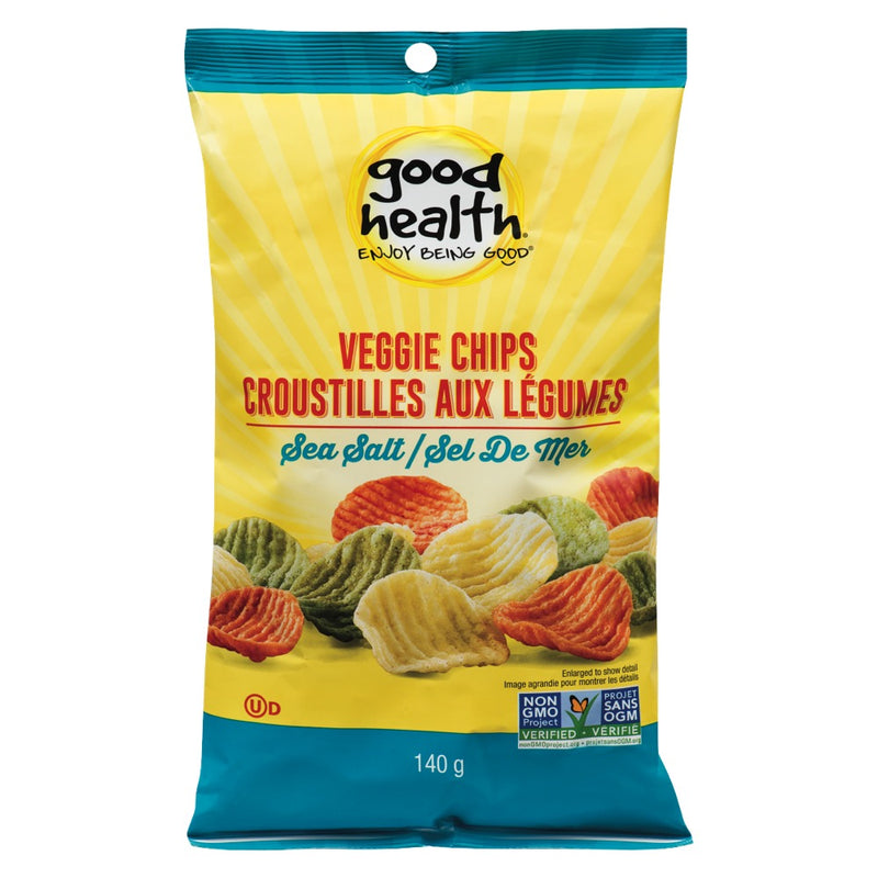 Good Health Veggie Chips Sea Salt, 140 g