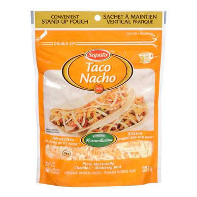 Saputo Taco Nacho Shredded Cheese Blend, 320 g