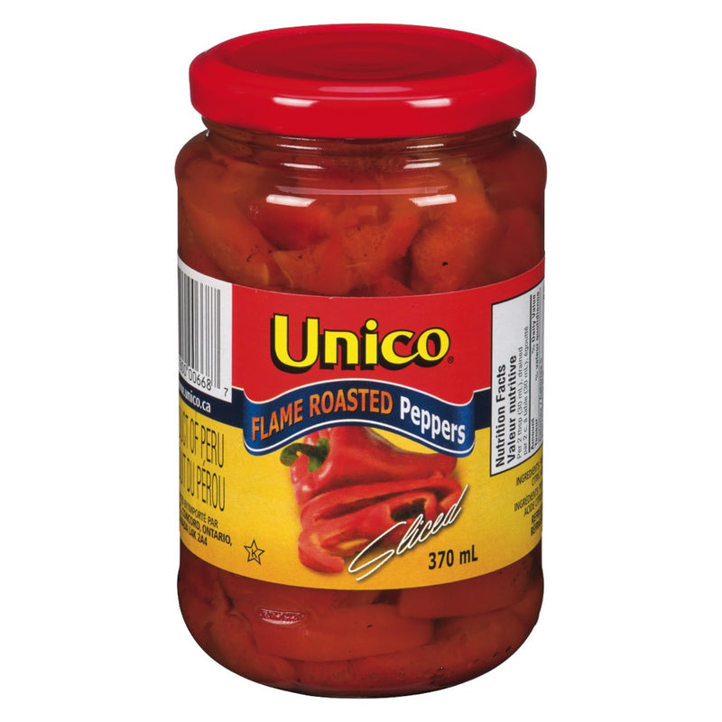 Unico Flame Roasted Peppers, 370 mL