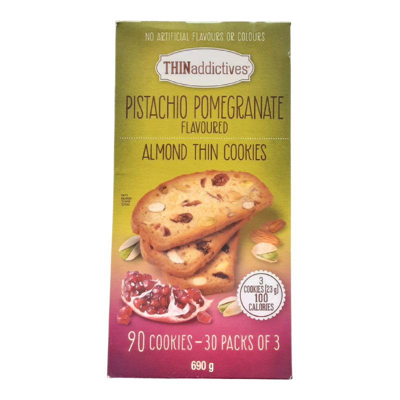 THIN ADDICTIVES PISTACHIO/POMEGRANATE
