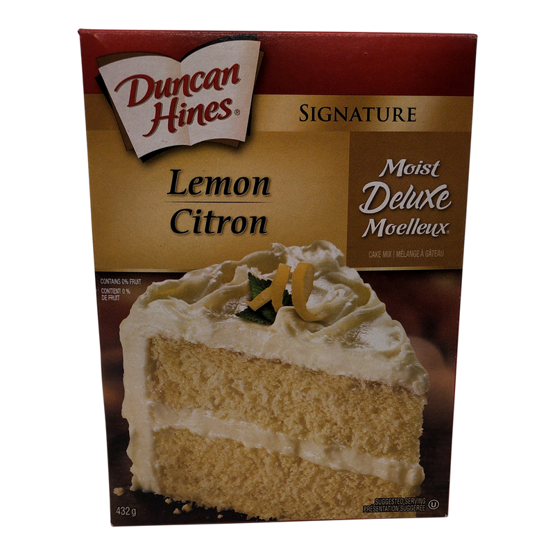 Duncan Hines Lemon Cake Mix, 432 g