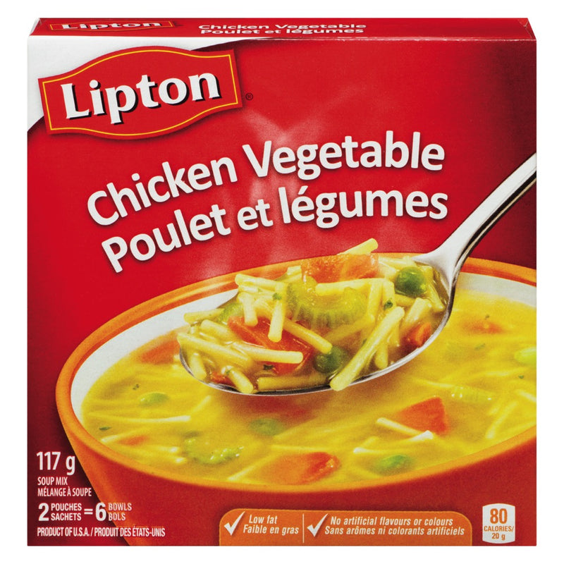 Lipton Chicken Vegetable Soup Mix, 117 g