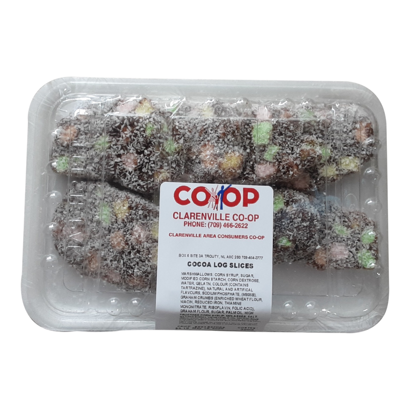 Clarenville Co-Op Cocoa Log Slices, 6 ct