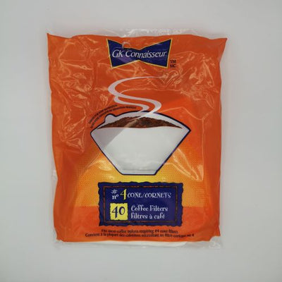 GK Connaisseur Cone Coffee Filters, 40 ct