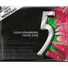 5 Sour Strawberry Flood Gum, 15 pieces