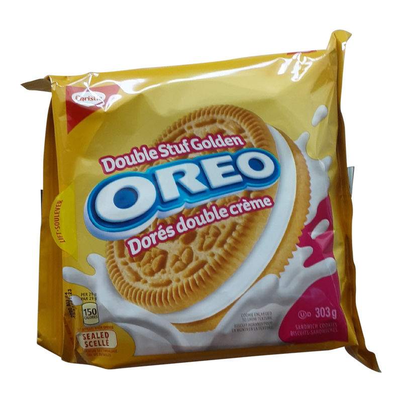 Oreo Double Stuft Golden Oreos, 303 g