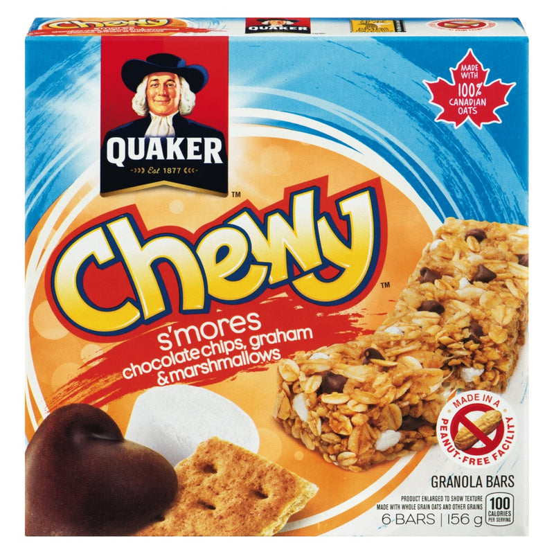 Quaker Chewy s'mores Granola Bars, 156 g